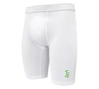Kookaburra Unisex-Youth Kb Compression Lite Cricket Skin Fit Shorts, White, J10 Junior EU