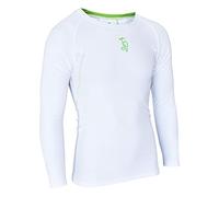 Kookaburra Unisex's KB Compression Power Cricket Skin Fit Top, White, X-Large