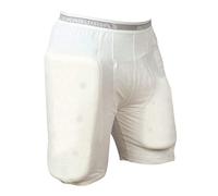 KOOKABURRA Unisex's Protective Shorts Including Padding, White, X-Large
