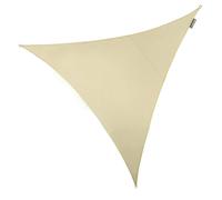 Kookaburra Waterproof Garden Sun Shade Sail Canopy in Ivory 98% UV Block (5m Triangle)