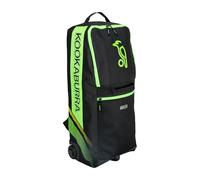 Kookaburra wd6000 Wheelie Duffle Cricket Bag - Black/Neon Green