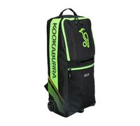 Kookaburra wd6000 Wheelie Duffle Cricket Bag - Black/Neon Green