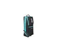 Kookaburra wd6000 Wheelie Duffle Cricket Bag - Black/Teal, S, 700mm x 280mm x 240mm