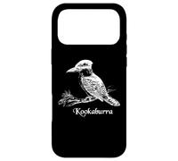 Kookaburra White Lines Ornithology Case for iPhone 17 Pro Max