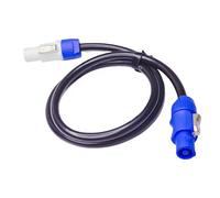 KOOKFJLLZ PowerCon Speakon Cables AC Input to Output PowerCon 12AWG 3 Pin Speakon Extension Cable for LED Screen Beam Moving Head Light, Stage Light Power, Audio Video Equipment