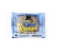 Kookie Cat Chia & Lemon Cookie Organic - Vegan Cashew & Oat Cookies 55g