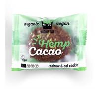 Kookie Cat Hemp & Cacao Organic 55g - Vegan Cashew & Oat Cookie