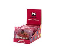 Kookie Cat Wild Berries & White Chocolate Individually Wrapped Vegan Cookies, Gluten Free, Soy Free, Bio and Organic, Cashew & Oat, 12 X 50g in A Box