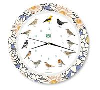 KOOKOO Singvogel water-lily, singing birdclock includes 12 genuine original field recordings from native songbirds