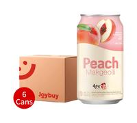 Kooksoondang Rice Makgeolli Peach Can 6x350ml 3%