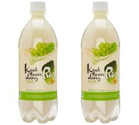 Kooksoondang Rice Wine - White Grape Flavour Alc. 3% 750ml (Pack of 2)