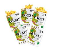 Kooky Freeze Dried Jackfruit 5 Pack | All-Natural Healthy Snacks for Kids and Adults | Exotic Tropical Dried Fruit | Sugar-Free Snack for Lunch Box | 1 of 5 a Day | 12g Pouch | B Corp