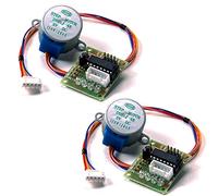 KOOKYE 2 x 28BYJ-48 DC 5V Stepper Motor + ULN2003 Driver Test Module Board for Arduino