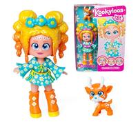 KOOKYLOOS Pet Party DAISY - Daisy doll with deer pet. Includes Daisy doll, 1 pet, fashionable outfit and shoes and 1 accessory.1 doll, 3 different faces!