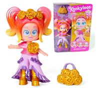 KOOKYLOOS Golden Gala Series ROSE - Collectable doll from the Golden Gala series. Contains the doll Rose, 1 bag, fashionable clothes and shoes and 1 accessory. 1 doll, 3 different faces