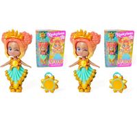 KOOKYLOOS Golden Gala Series Sunny, Collectable Doll with 3 Different Faces, Fashionable Clothes, Shoes and 1 Accessory (Pack of 2)