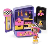 KOOKYLOOS Mel's Wardrobe - Over 18 Fashion Accessories & Exclusive Doll with 3 Fun Expressions - Includes Clothes, Accessories & Shoes, Hangers, Drawers & 3 Stickers