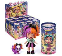 KOOKYLOOS Party Time Series - Collectible Surprise Dolls with Fashion Accessories, Clothes, Shoes and Toys and 3 Fun Expressions.Includes the Complete Collection