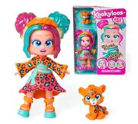 KOOKYLOOS Pet Party DIANA- Diana Doll with Leopard Pet. Includes Doll, Pet, Fashionable Outfit, Shoes and Accessory. 3 Different Faces!