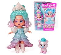 KOOKYLOOS Princess Series CRYSTAL DREAMS - Collectable Doll with 1 Doll, 1 Set of Princess Themed Clothes and Shoes, 1 Accessory, 1 Pet, 3 Different Faces