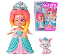 KOOKYLOOS Princess Series ROYAL ELEGANCE - Collectable doll from the Princess series Contains 1 doll 1 set of princess themed clothes and shoes 1 accessory and 1 pet,1 doll,3 different faces