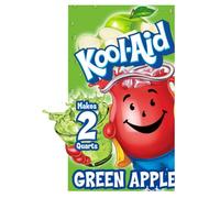 Kool Aid Green Apple Unsweetened Drink Mix 6.3g Sachet Makes 2 Quarts