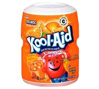 Kool AID Orange TUB Soft Drink Mix 538g - American TIN DRINGS (Orange)