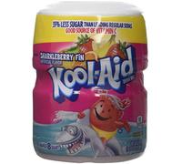 Kool Aid Sharkleberry Fin Drink Mix Makes 8 Quarts 538g Tub Kool-Aid