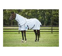 Kool Coat Classic with Surcingles III Combo Neck, White/Navy, 6'3