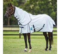 Kool Coat Classic With Surcingles III Combo Neck - White/Navy Blue 6ft0