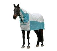 Kool Coat Cotton Airstream II Detach-A-Neck, White/Mint, 7'0