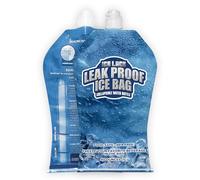 Kool Conceptz ICE LOCK Reusable Ice Bags - Leak Proof Ice Packs for Lunch Boxes and Coolers, Refillable Collapsible Water Bottles 1L (40oz) (Pack of 2)