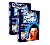 Kool 'n' Soothe Migraine Cooling Strips 4 Strips-Pack of 2 [Personal Care]