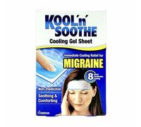 Kool 'n' Soothe Migraine Cooling Strips 4 Strips (Packaging may vary) - PACK OF 3