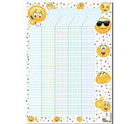 Kool Smiles Emoticon Design Classroom Wall Reward Chart. A2 Size