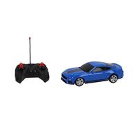 Kool Speed Ford Mustang Mach 1 RC Car 1:24 Blue Remote Controlled Vehicle with LED Headlights & Precise Control Indoor & Outdoor Driving Fun