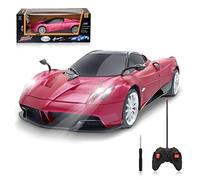 Kool Speed Remote Control Cars 1:24 Pagani Huayra Roadster Officially Licensed RC Toy Car for Boys Birthday Gift - Red