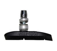 Kool Stop Brake Pad Supra II with Thread Black (1 Pair) 14209053 | Kool-Stop Supra 2 Rim Brake Pads, Threaded Posts, Durable Black Compound
