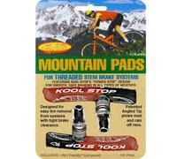 Kool-Stop Brake Shoes T1 MTB V-Brake 78.5mm Black/Salmon Dual Asymmetric