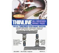 Kool-Stop brake shoes T2 Thinline V-brake, 71.8 mm, aluminum rims, silver