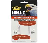 Kool Stop Cantilever Thinline, Cantilever Brake Pads, Non-Threaded Posts, Salmon, Red, Pair