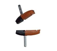 Kool Stop Cantilever Thinline, Cantilever Brake Pads, Non-Threaded Posts, Dual, black, Pair