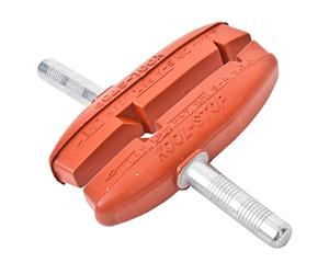 Kool Stop Cantilever Thinline, Cantilever Brake Pads, Non-Threaded Posts, Salmon, Red, Pair