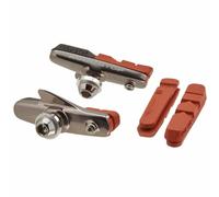 Kool Stop Dura Road Pads, Holder with pads- Silver Pr