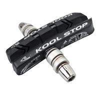 Kool-Stop Mountain V-Brake Pads Black Pair Threaded Post for Direct Pull Brakes