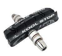 Kool-Stop Mountain V-Brake Pads Black Pair Threaded Post for Direct Pull Brakes