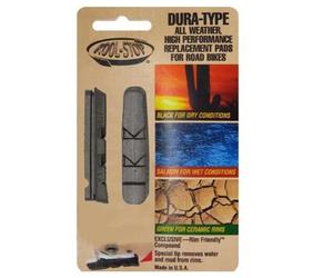 Kool Stop Race Dura Type Road Bike CARBON Brake Pad Inserts Shimano / Sram Black