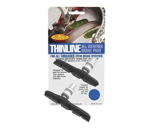 Kool Stop Thinline Threaded Brake Pads MTB black black