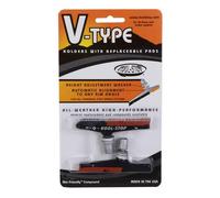 Koolstop V-brake Dual Compound V Type Complete Rim Brake Pads One Size Black / Brown
