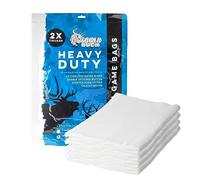 Koola Buck - Elk & Deer Game Bags Hunting Meat. Complete Your Field Processing Kit - Four 50" Heavy Duty Deer Quarter Bags for Meat. Vacuum Sealed Big Game Bags for Easy Transport